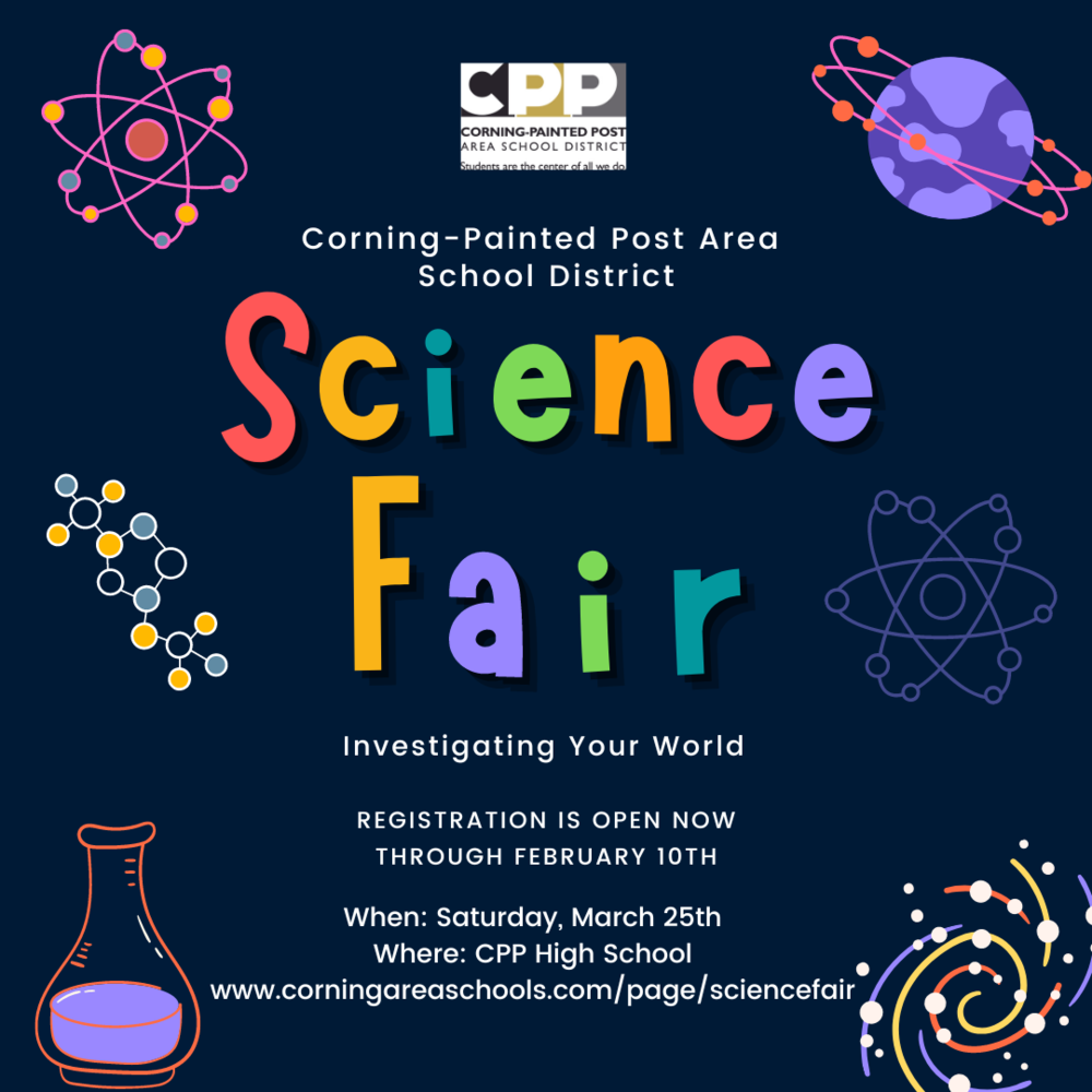 2023 CPP Science Fair Information And Registration Corning Painted 
